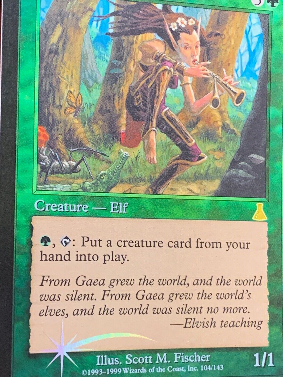 FOIL Elvish Piper ~ Urza's Destiny [ NearMint ] [ Magic MTG ]