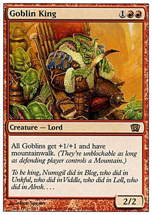 Goblin King ~ Eighth Edition [ PLAYED ] [ Magic MTG ]