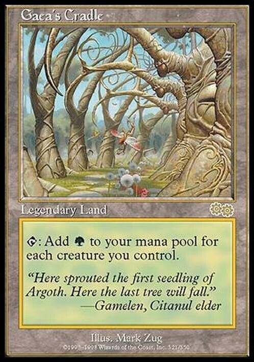 Gaea's Cradle ~ Urza's Saga [ HEAVILY PLAYED ] [ Magic MTG ]