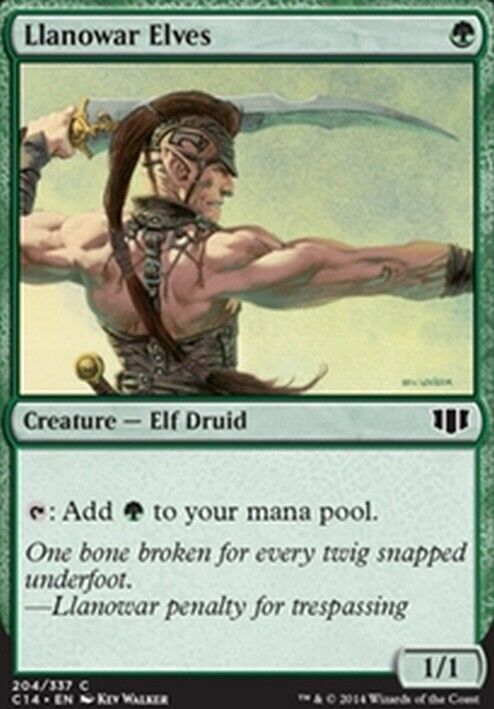 Llanowar Elves ~ Commander 2014 [ Excellent ] [ Magic MTG ]