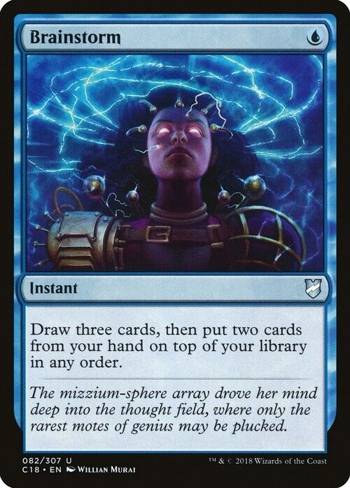 Brainstorm ~ Commander 2018 [ Excellent ] [ Magic MTG ]