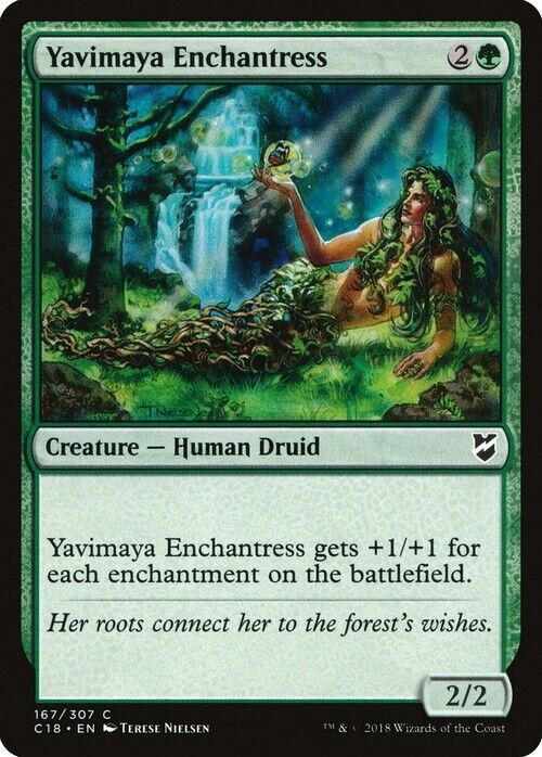 Yavimaya Enchantress ~ Commander 2018 [ Excellent ] [ Magic MTG ]