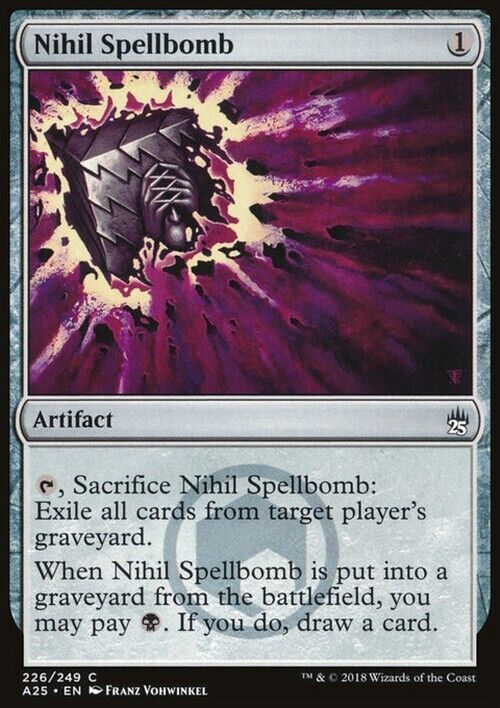 Nihil Spellbomb ~ Masters 25 [ Excellent ] [ Magic MTG ]