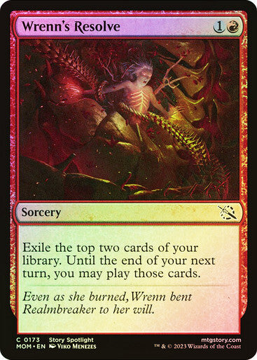 FOIL Wrenn's Resolve ~ March of the Machine [ NearMint ] [ Magic MTG ]