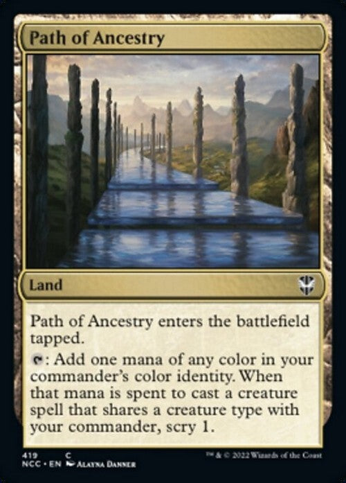Path of Ancestry ~ Commander: Streets of New Capenna [ NM ] [ Magic MTG ]