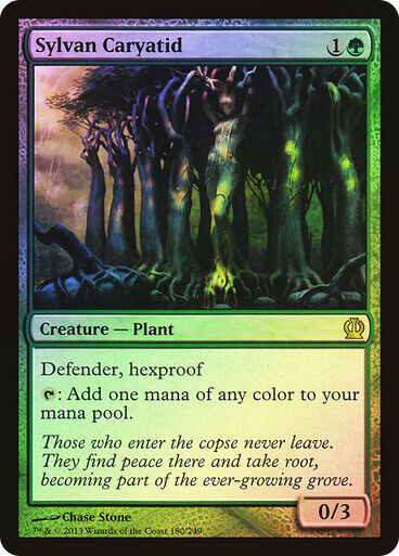 FOIL Sylvan Caryatid ~ Theros [ Excellent ] [ Magic MTG ]