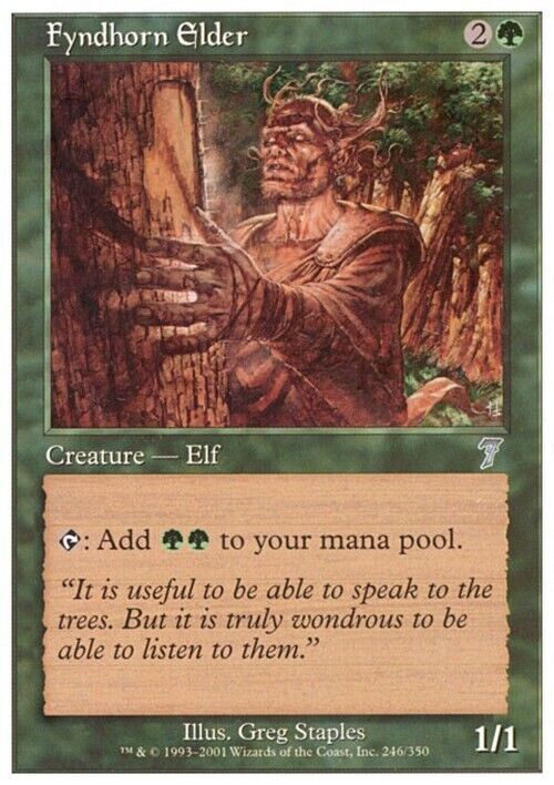 Fyndhorn Elder ~ Seventh Edition [ Excellent ] [ Magic MTG ]