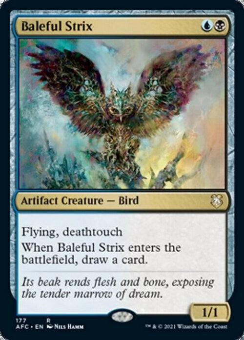 Baleful Strix ~ Commander: Adventures in the Forgotten Realms [ NM ] [ MTG ]