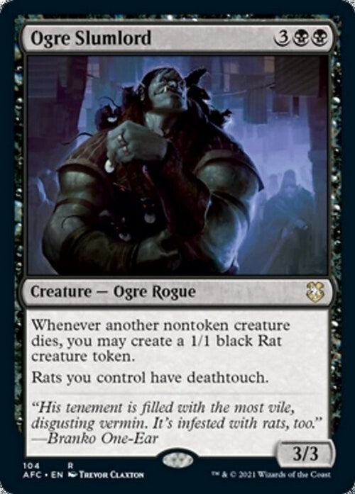 Ogre Slumlord ~ Commander: Adventures in the Forgotten Realms [ NM ] [ MTG ]
