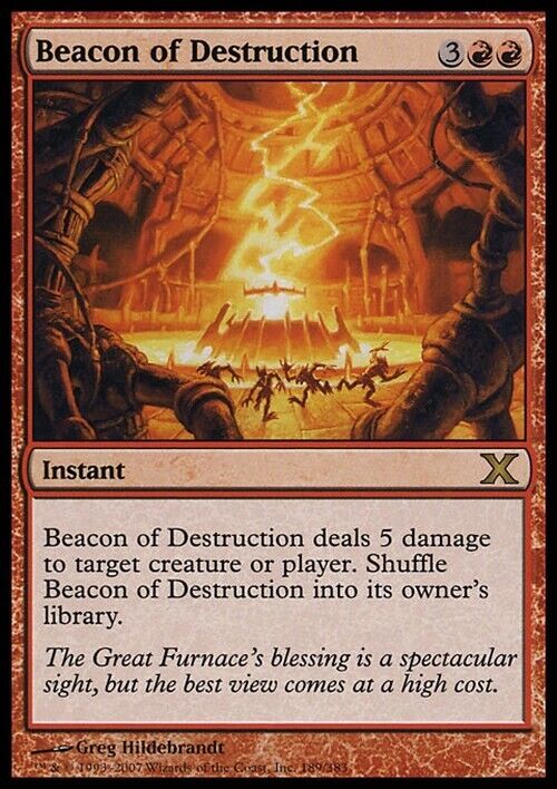 Beacon of Destruction ~ Tenth Edition [ Excellent ] [ Magic MTG ]