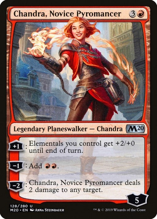 Chandra, Novice Pyromancer ~ Core 2020 [ Excellent ] [ Magic MTG ]