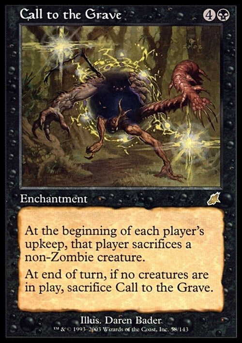 Call to the Grave ~ Scourge [ Excellent ] [ Magic MTG ]