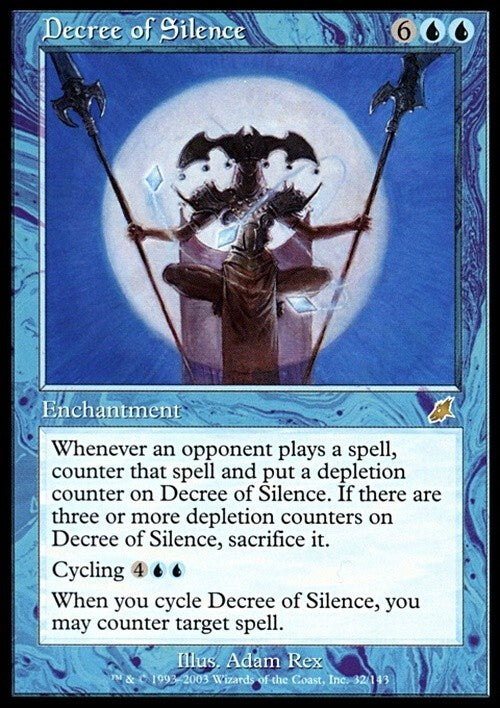 Decree of Silence ~ Scourge [ Excellent ] [ Magic MTG ]