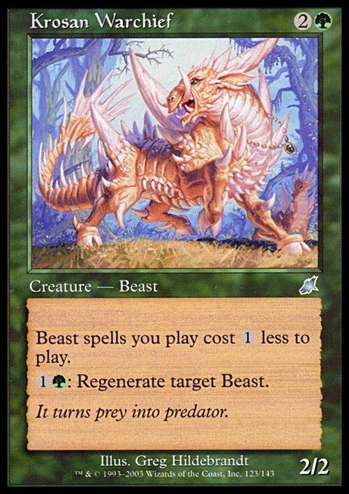 Krosan Warchief ~ Scourge [ Excellent ] [ Magic MTG ]