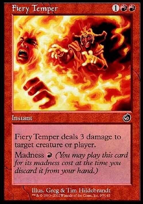 Fiery Temper ~ Torment [ Excellent ] [ Magic MTG ]