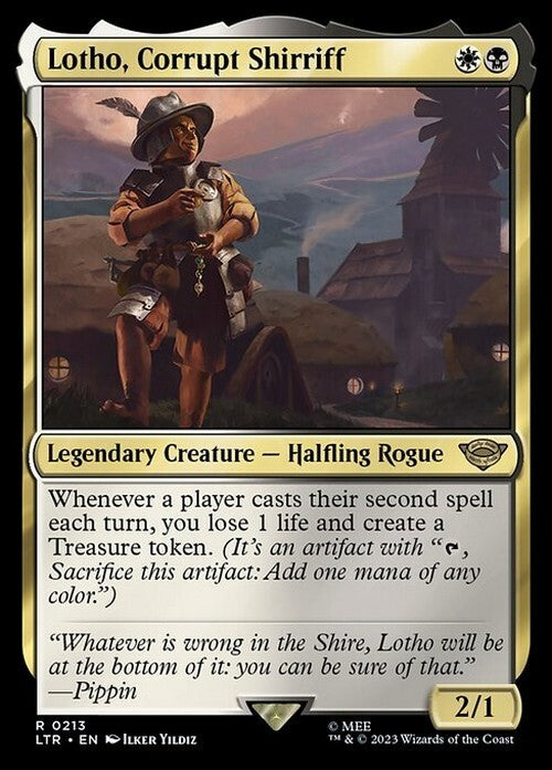 Lotho, Corrupt Shirriff ~ The Lord of the Rings [ NM ] [ Magic MTG ]