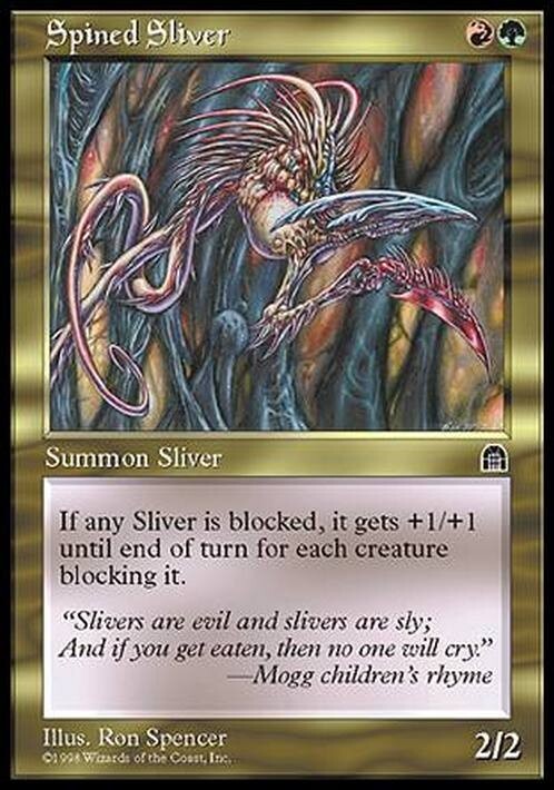 Spined Sliver ~ Stronghold [ Excellent ] [ Magic MTG ] - London Magic Traders Ltd