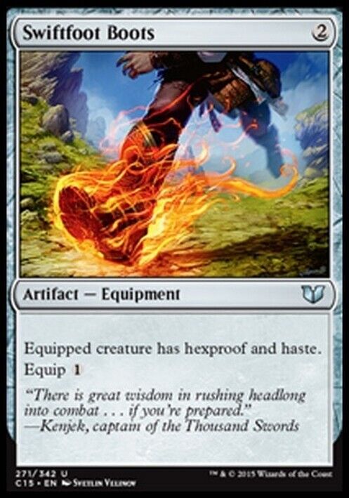 Swiftfoot Boots ~ Commander 2015 [ Excellent ] [ Magic MTG ]