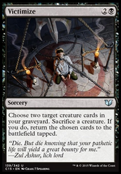 Victimize ~ Commander 2015 [ Excellent ] [ Magic MTG ]