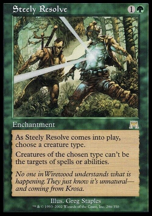 Steely Resolve ~ Onslaught [ Excellent ] [ Magic MTG ]