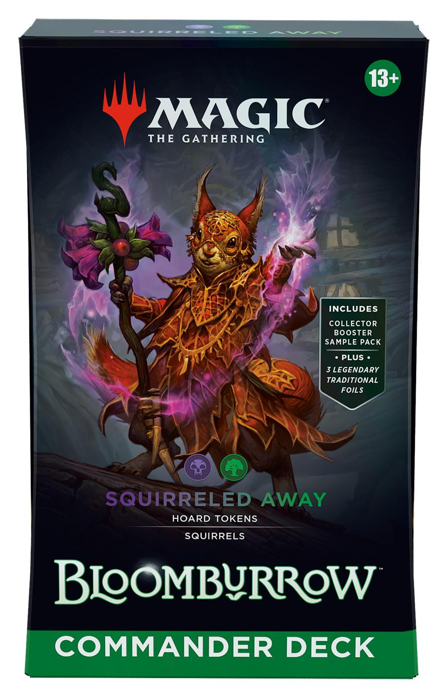 Squirreled Away Commander Deck ~ Bloomburrow ~ MTG Sealed