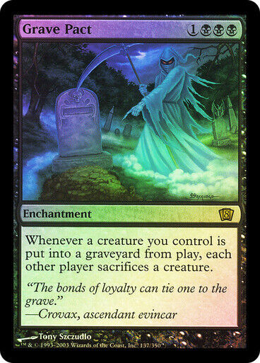 FOIL Grave Pact ~ Eighth Edition [ Excellent ] [ Magic MTG ]