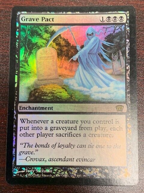 FOIL Grave Pact ~ Eighth Edition [ Excellent ] [ Magic MTG ]