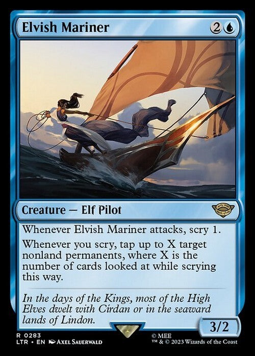 Elvish Mariner ~ The Lord of the Rings [ NM ] [ Magic MTG ]