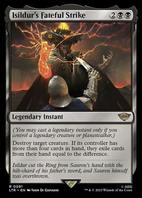 Isildur's Fateful Strike ~ The Lord of the Rings [ NM ] [ Magic MTG ]
