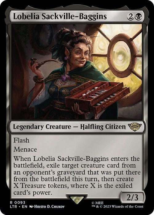 Lobelia Sackville-Baggins ~ The Lord of the Rings [ NM ] [ Magic MTG ]