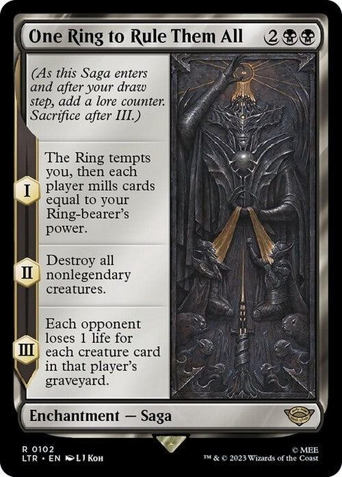 One Ring to Rule Them All ~ The Lord of the Rings [ NM ] [ Magic MTG ]