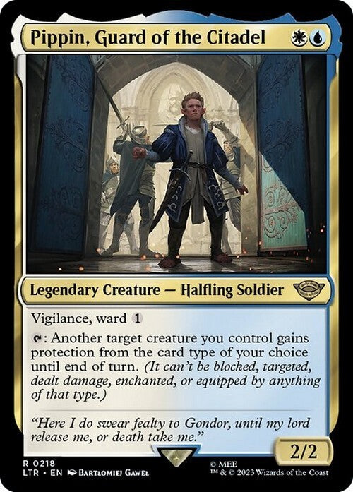Pippin, Guard of the Citadel ~ The Lord of the Rings [ NM ] [ Magic MTG ] - London Magic Traders Ltd
