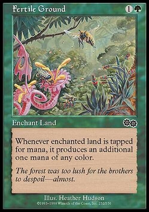 Fertile Ground ~ Urza's Saga [ Excellent ] [ Magic MTG ]