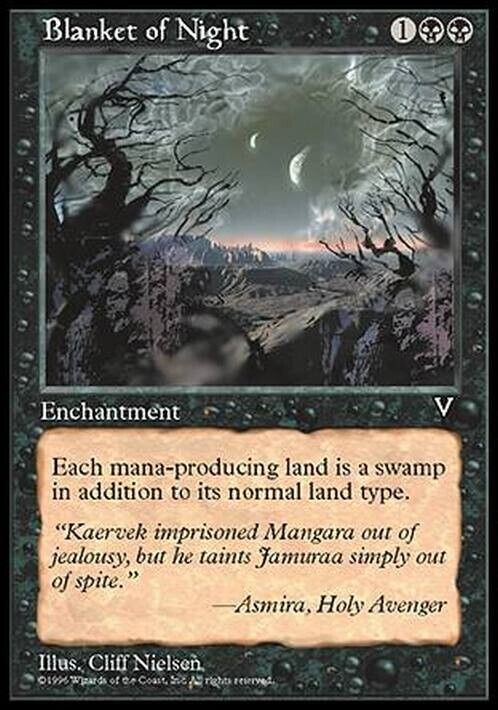 Blanket of Night ~ Visions [ Excellent ] [ Magic MTG ]