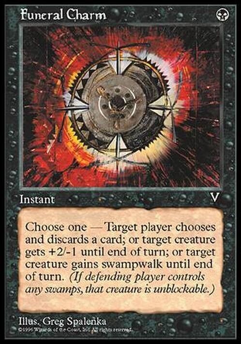 Funeral Charm ~ Visions [ Excellent ] [ Magic MTG ]