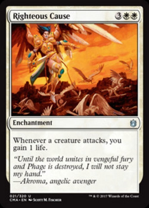 Righteous Cause ~ Commander Anthology 1 [ Excellent ] [ Magic MTG ] - London Magic Traders Ltd