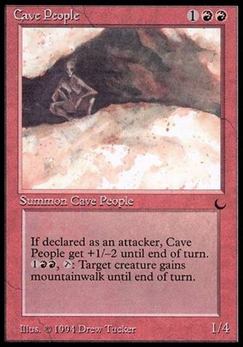 Cave People ~ The Dark [ Excellent ] [ Magic MTG ]