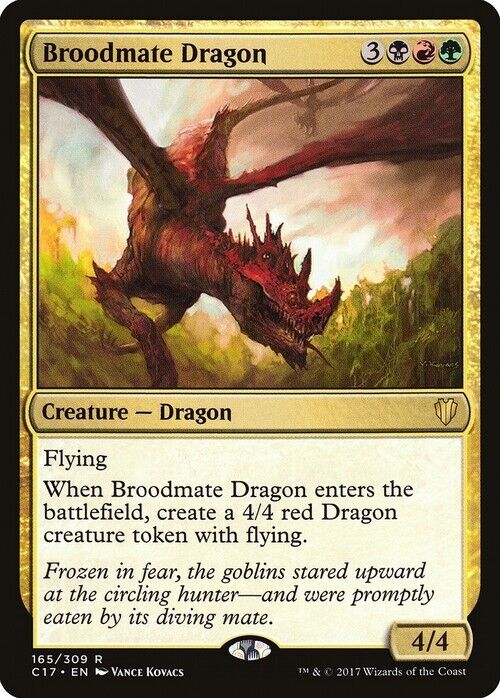 Broodmate Dragon ~ Commander 2017 [ Excellent ] [ Magic MTG ]