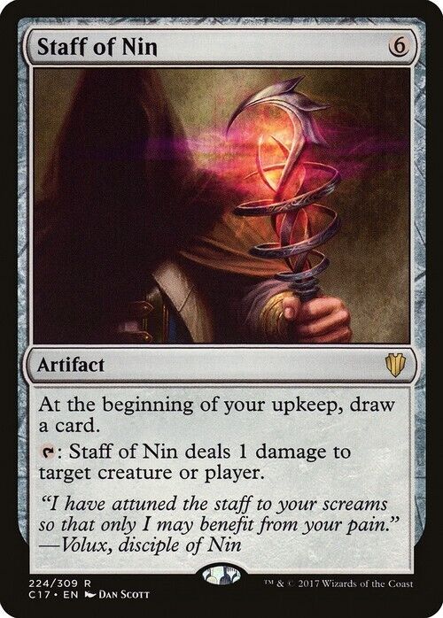 Staff of Nin ~ Commander 2017 [ Excellent ] [ Magic MTG ]