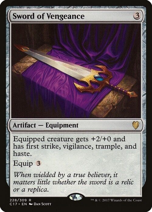 Sword of Vengeance ~ Commander 2017 [ Excellent ] [ Magic MTG ]