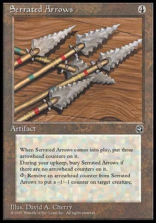 Serrated Arrows ~ Homelands [ Excellent ] [ Magic MTG ]