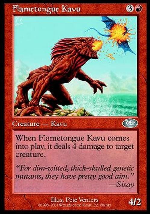 Flametongue Kavu ~ Planeshift [ Excellent ] [ Magic MTG ]