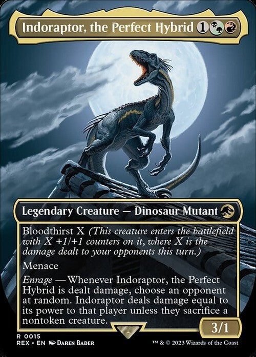 Indoraptor, the Perfect Hybrid ~ Universes Beyond: Jurassic World [ NM ] [ MTG ]