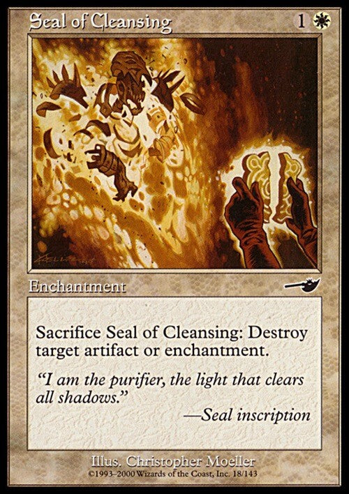 Seal of Cleansing ~ Nemesis [ Excellent ] [ Magic MTG ]