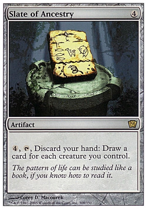 Slate of Ancestry ~ Ninth Edition [ Excellent ] [ Magic MTG ]