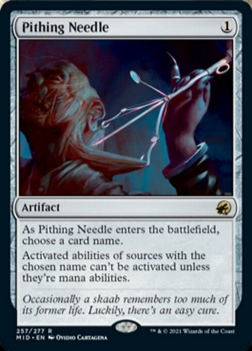Pithing Needle ~ Midnight Hunt [ NearMint ] [ Magic MTG ]