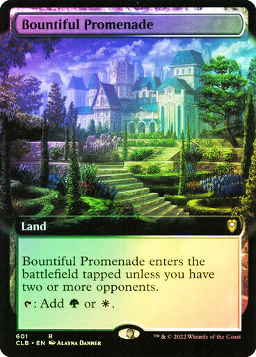 FOIL Bountiful Promenade ~ Commander Legends 2: Baldur's Gate [ EX ] [ MTG ]