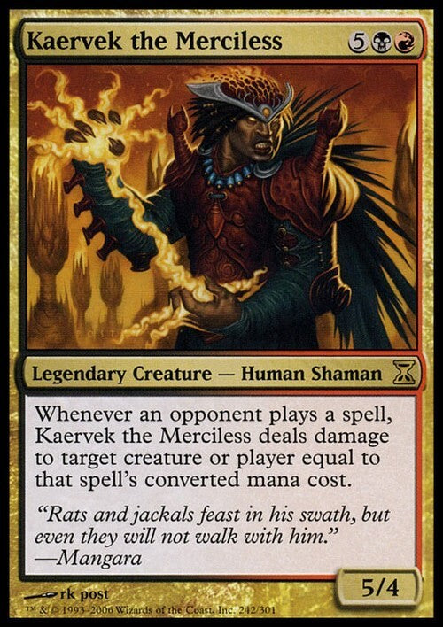 Kaervek the Merciless ~ Time Spiral [ Excellent ] [ Magic MTG ]