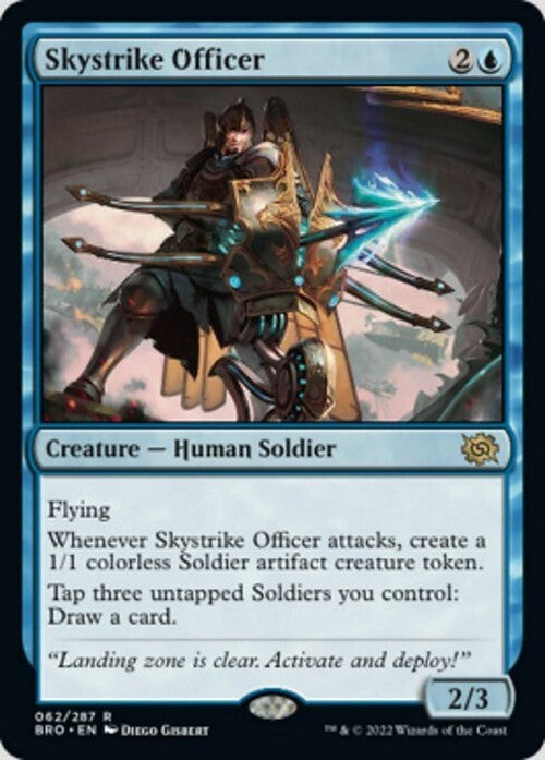 Skystrike Officer ~ The Brothers' War [ NearMint ] [ Magic MTG ]