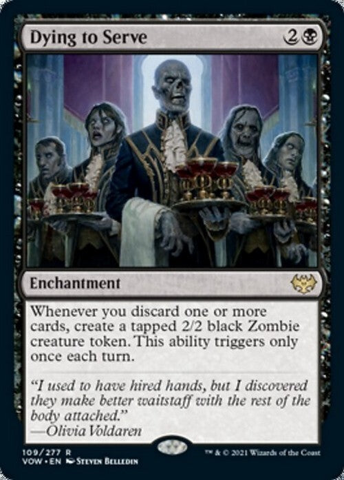 Dying to Serve ~ Crimson Vow [ NearMint ] [ Magic MTG ]